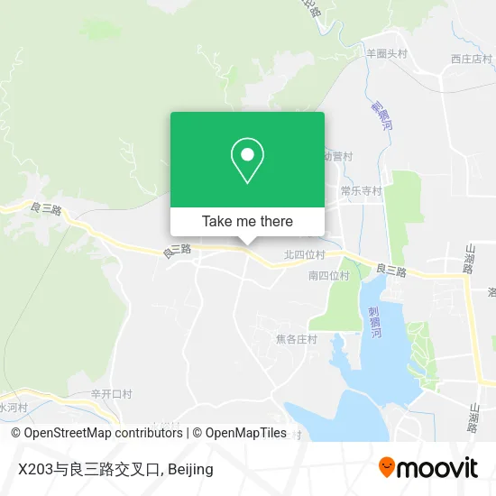 X203与良三路交叉口 map