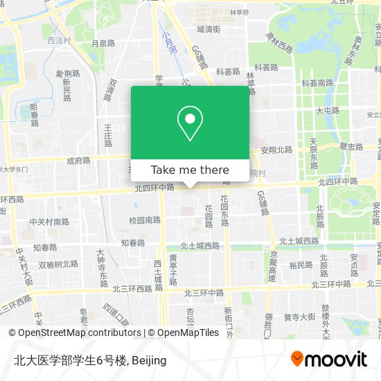 北大医学部学生6号楼 map