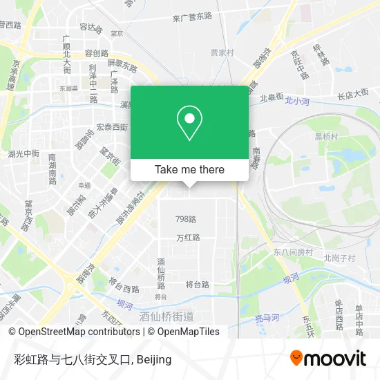 彩虹路与七八街交叉口 map