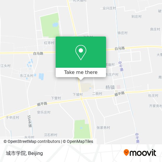 城市学院 map