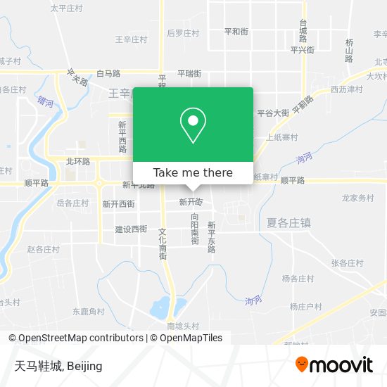 天马鞋城 map