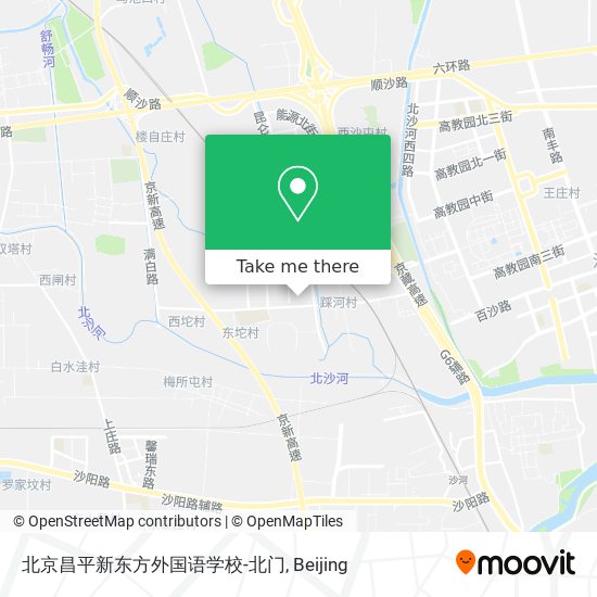 北京昌平新东方外国语学校-北门 map