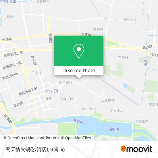 蜀天情火锅(沙河店) map