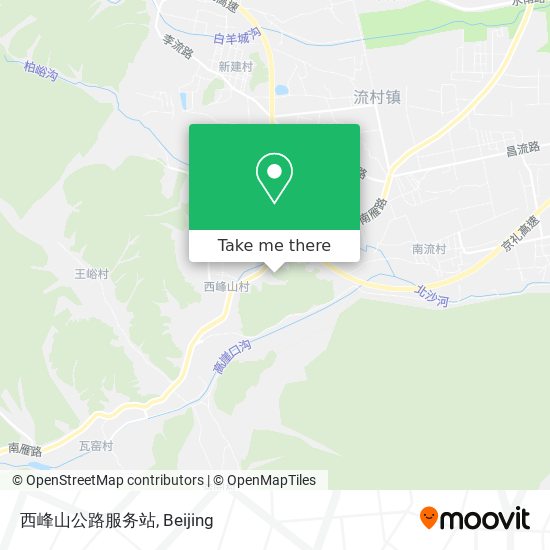 西峰山公路服务站 map