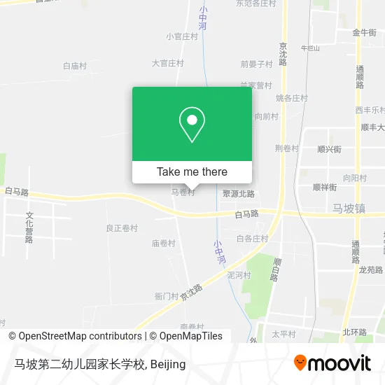 马坡第二幼儿园家长学校 map
