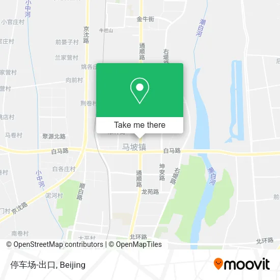 停车场-出口 map