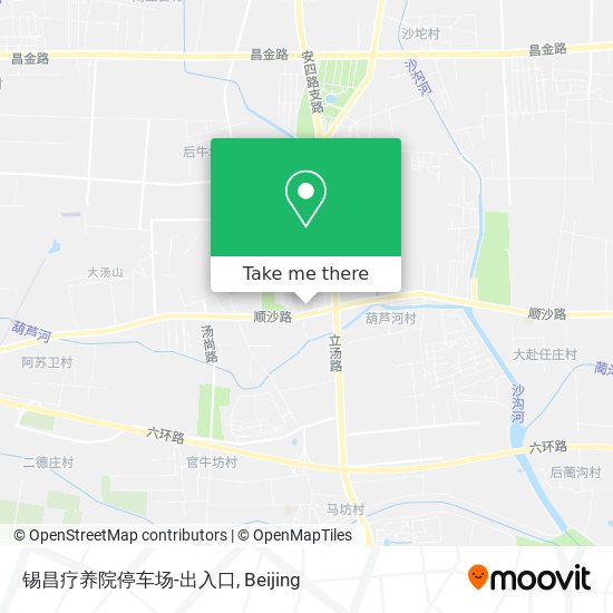 锡昌疗养院停车场-出入口 map