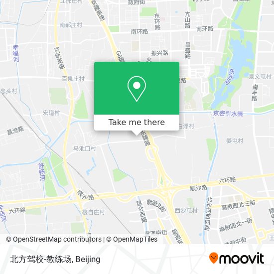 北方驾校-教练场 map