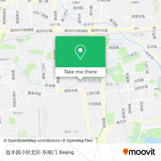 益丰园小区北区-东南门 map
