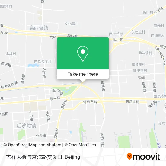 吉祥大街与京沈路交叉口 map