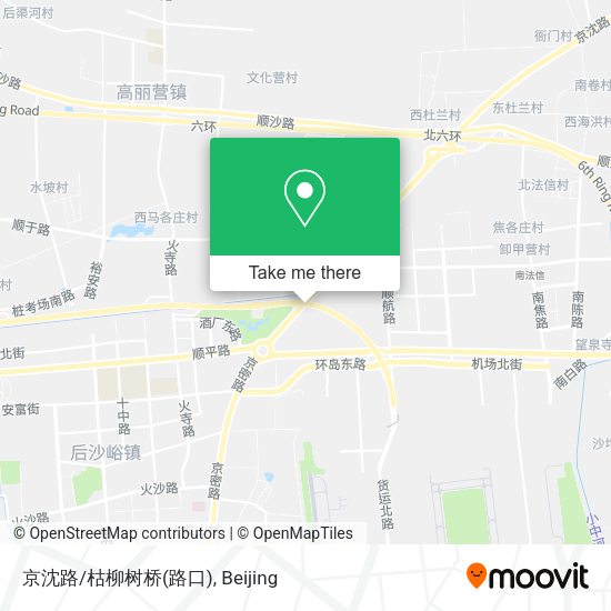 京沈路/枯柳树桥(路口) map