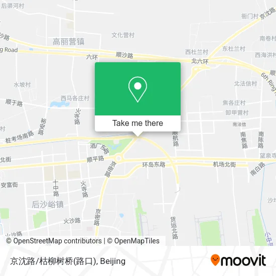 京沈路/枯柳树桥(路口) map