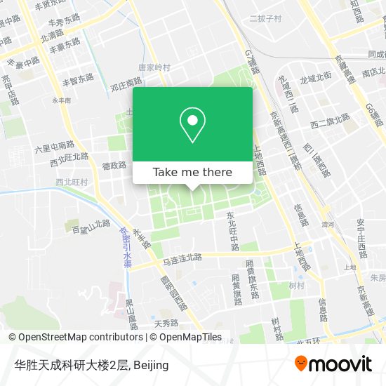 华胜天成科研大楼2层 map