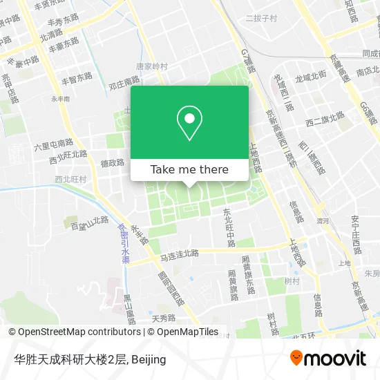 华胜天成科研大楼2层 map