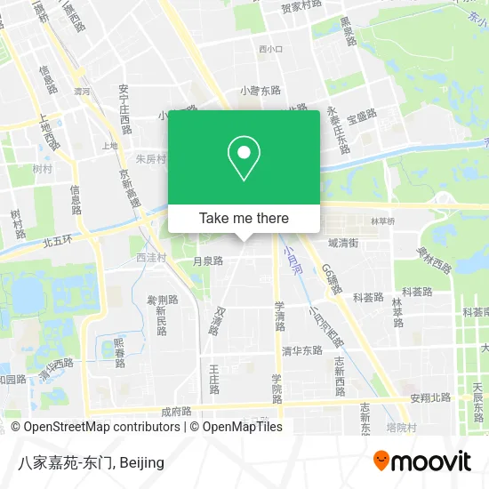 八家嘉苑-东门 map