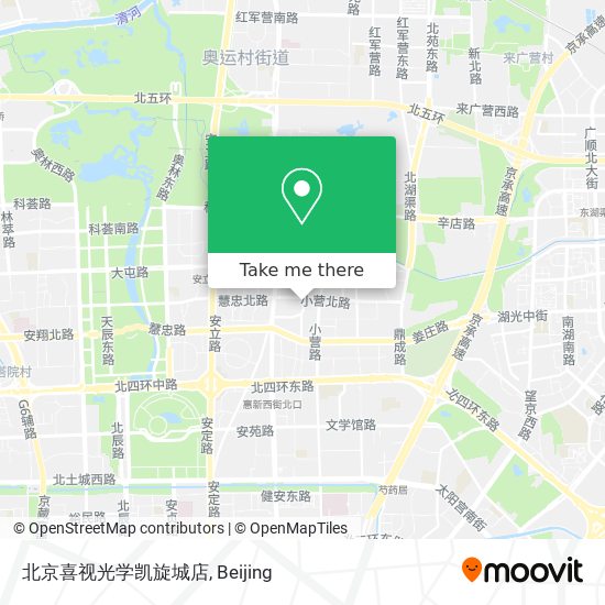 北京喜视光学凯旋城店 map