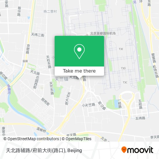 天北路辅路/府前大街(路口) map