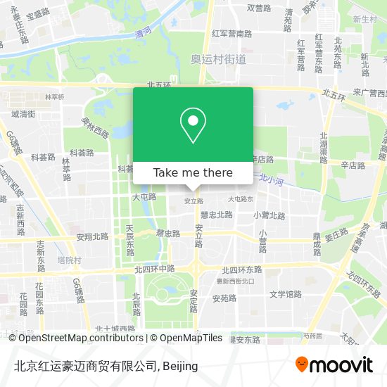 北京红运豪迈商贸有限公司 map