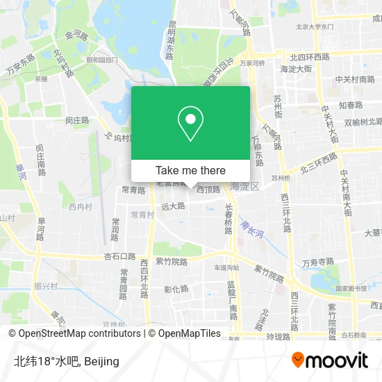 北纬18°水吧 map