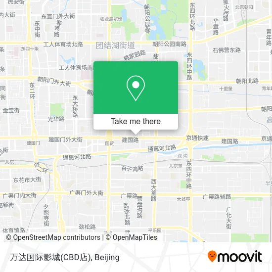 万达国际影城(CBD店) map
