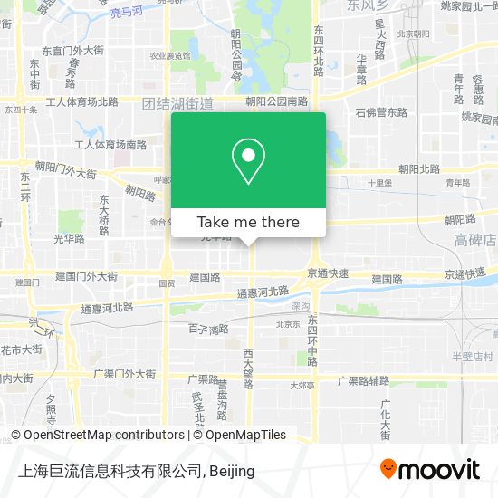 上海巨流信息科技有限公司 map