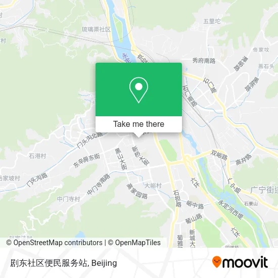 剧东社区便民服务站 map