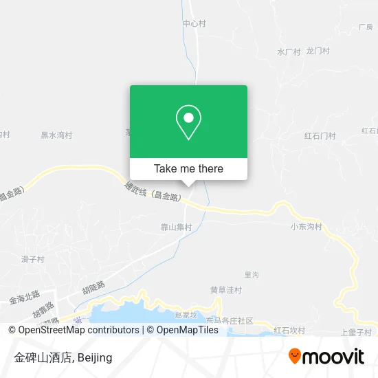 金碑山酒店 map