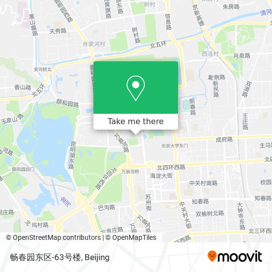 畅春园东区-63号楼 map