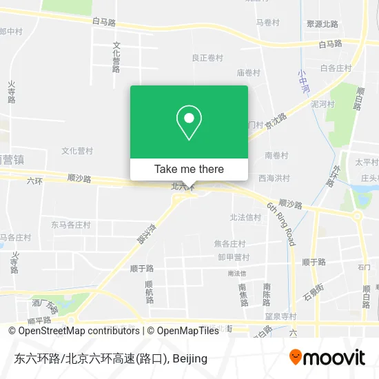 东六环路/北京六环高速(路口) map