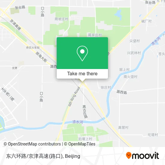 东六环路/京津高速(路口) map