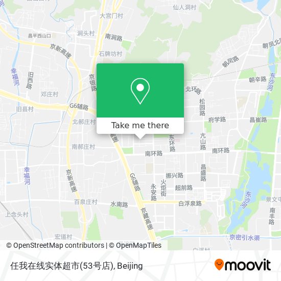 任我在线实体超市(53号店) map