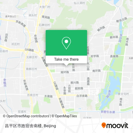 昌平区市政宿舍南楼 map