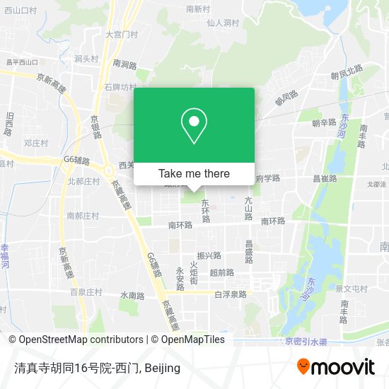清真寺胡同16号院-西门 map