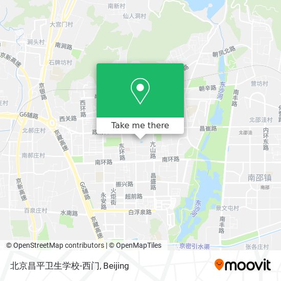 北京昌平卫生学校-西门 map