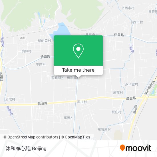 沐和净心苑 map