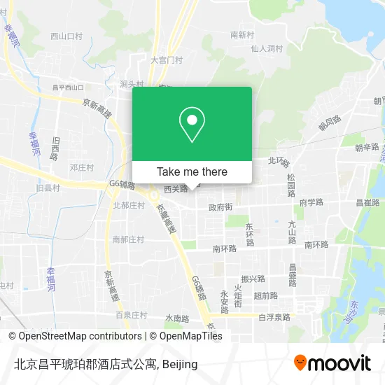北京昌平琥珀郡酒店式公寓 map