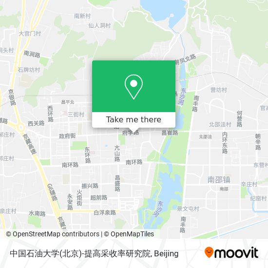 中国石油大学(北京)-提高采收率研究院 map