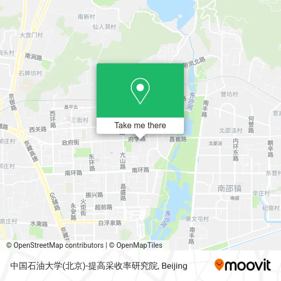 中国石油大学(北京)-提高采收率研究院 map