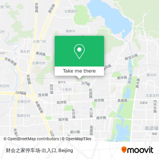 财会之家停车场-出入口 map