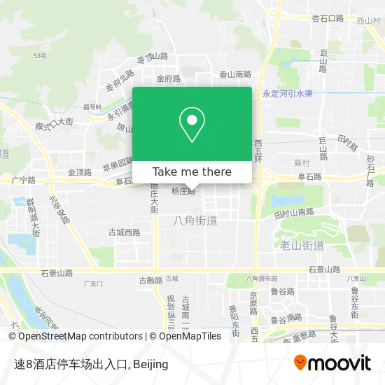 速8酒店停车场出入口 map