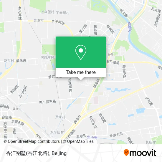 香江别墅(香江北路) map