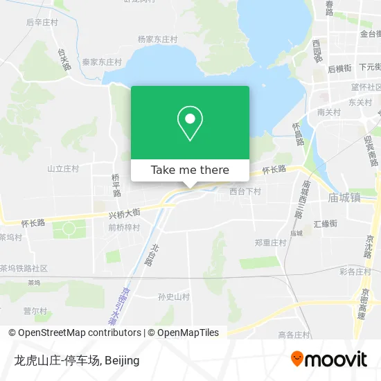 龙虎山庄-停车场 map