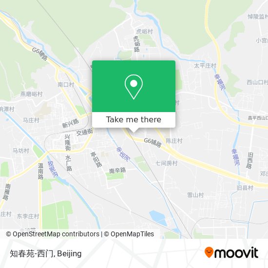 知春苑-西门 map
