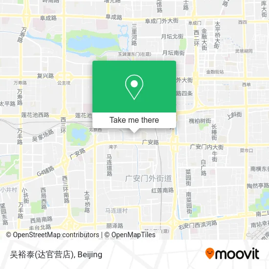 吴裕泰(达官营店) map