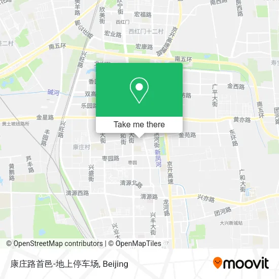 康庄路首邑-地上停车场 map