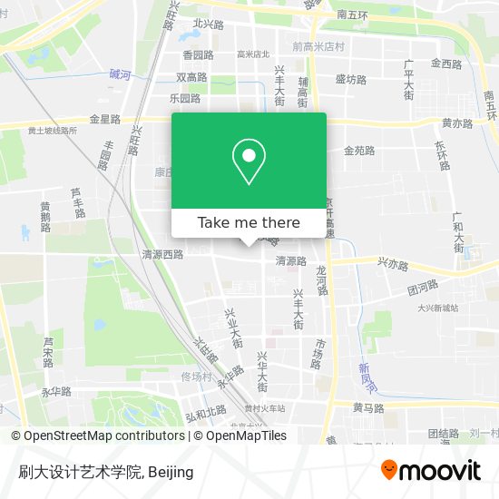 刷大设计艺术学院 map