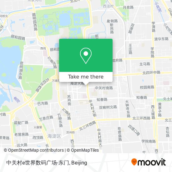 中关村e世界数码广场-东门 map