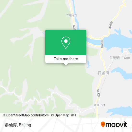 群仙潭 map