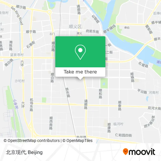 北京现代 map
