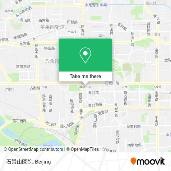 石景山医院 map